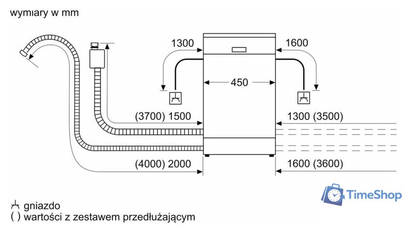 Отдельностоящая посудомоечная машина Bosch Serie 6 SPS6EMI21E - Изображение №13 — Интернет-магазин Time-Shop