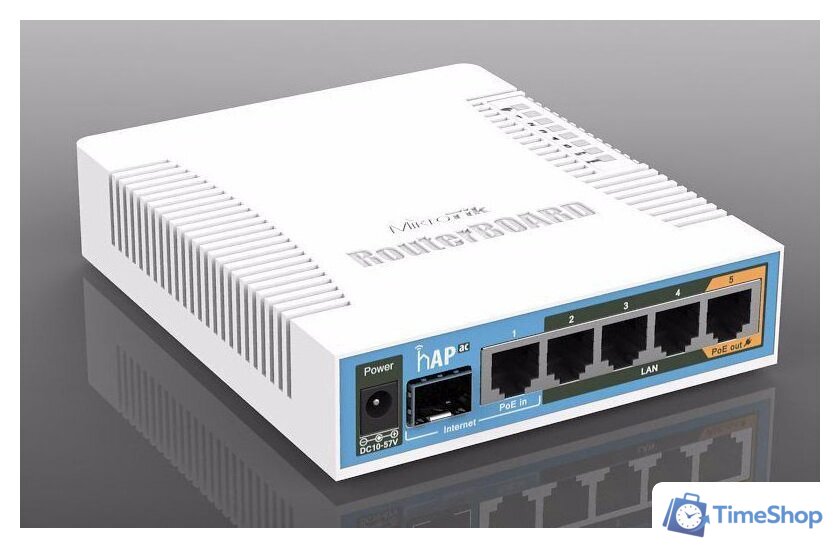 Wi-Fi роутер Mikrotik hAP ac [RB962UiGS-5HacT2HnT] - Изображение №8 — Интернет-магазин Time-Shop