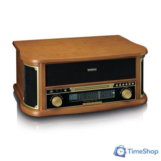 Многофункциональный аудиоцентр Lenco Classic Phono TCD-2551 - Изображение №2 — Интернет-магазин Time-Shop
