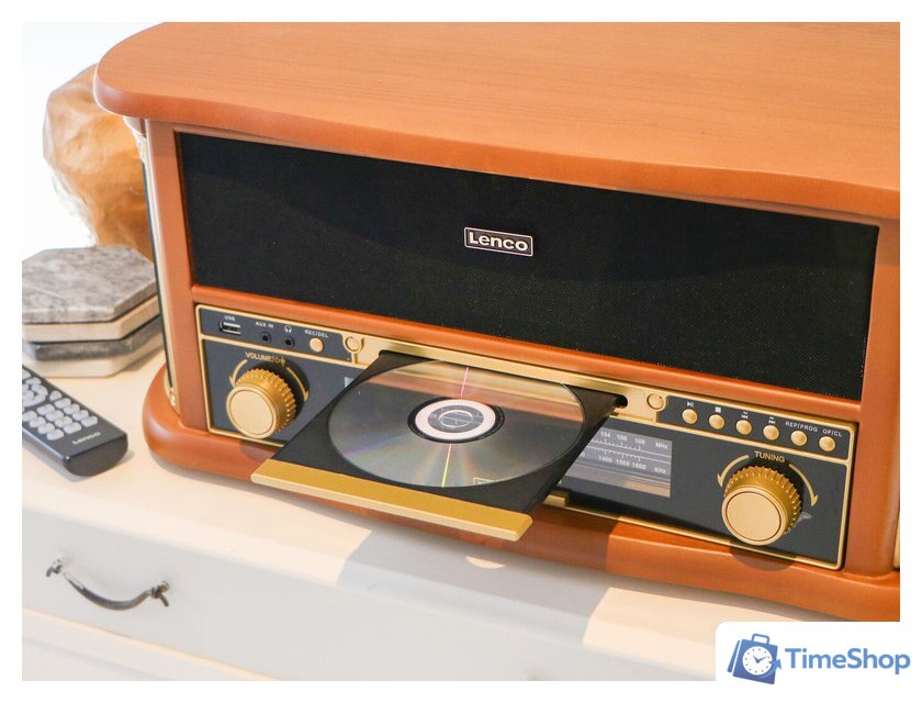 Многофункциональный аудиоцентр Lenco Classic Phono TCD-2551 - Изображение №15 — Интернет-магазин Time-Shop