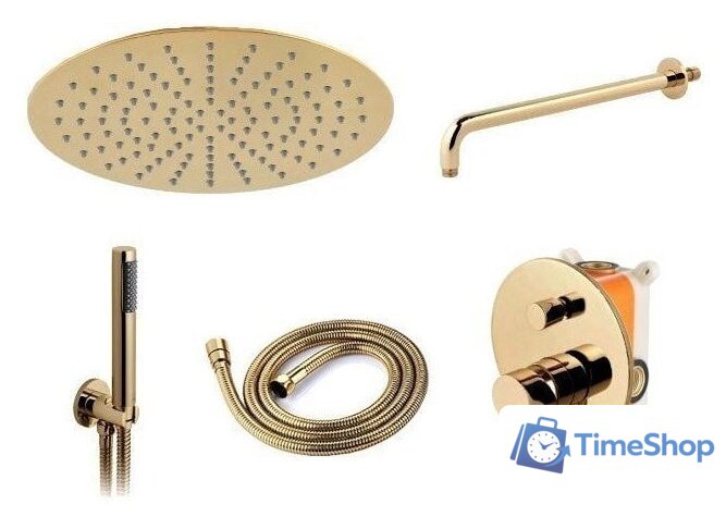 Душевая система  Rea Lungo REA-P4110 (золотой) - Изображение №2 — Интернет-магазин Time-Shop