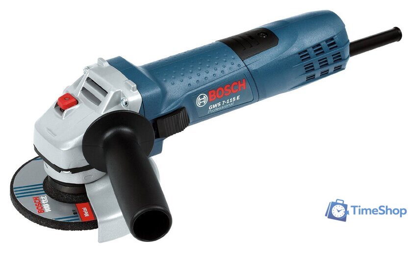 Угловая шлифмашина Bosch GWS 7-115 E Professional [0601388203] - Изображение №1 — Интернет-магазин Time-Shop