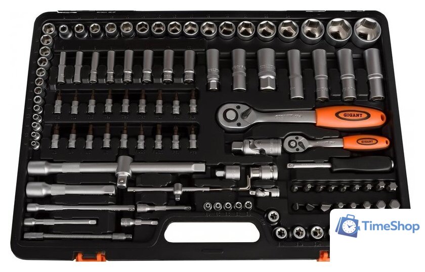 Универсальный набор инструментов Gigant GAS 131 (131 предмет) - Изображение №5 — Интернет-магазин Time-Shop