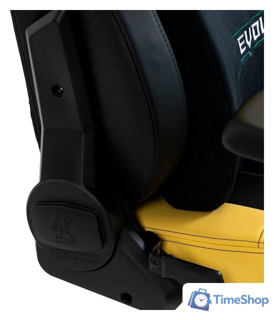 Игровое (геймерское) кресло Evolution Nomad PRO Cyberpunk Core (черный/желтый) - Изображение №12 — Интернет-магазин Time-Shop
