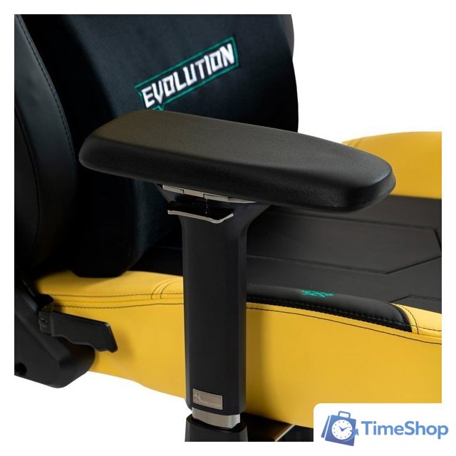 Игровое (геймерское) кресло Evolution Nomad PRO Cyberpunk Core (черный/желтый) - Изображение №11 — Интернет-магазин Time-Shop