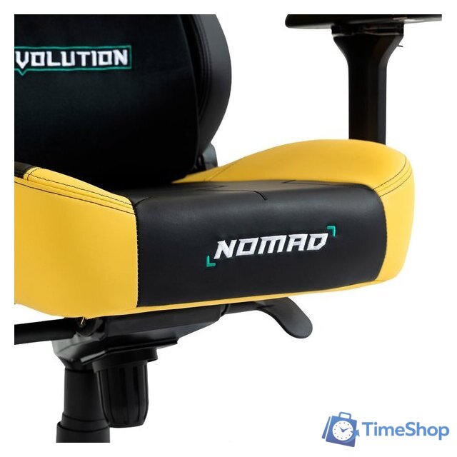 Игровое (геймерское) кресло Evolution Nomad PRO Cyberpunk Core (черный/желтый) - Изображение №13 — Интернет-магазин Time-Shop