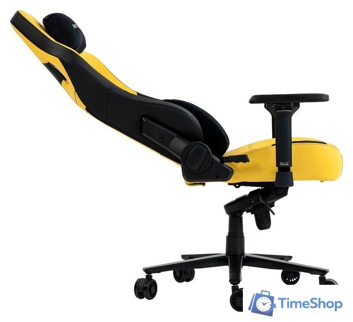 Игровое (геймерское) кресло Evolution Nomad PRO Cyberpunk Core (черный/желтый) - Изображение №15 — Интернет-магазин Time-Shop