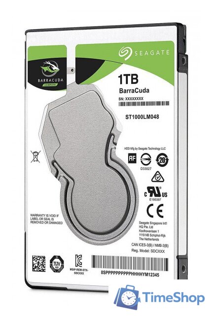 Жесткий диск Seagate Barracuda 1TB [ST1000LM048] - Изображение №2 — Интернет-магазин Time-Shop