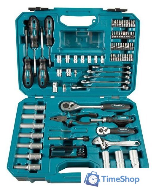 Универсальный набор инструментов Makita E-08458 (87 предметов) - Изображение №1 — Интернет-магазин Time-Shop