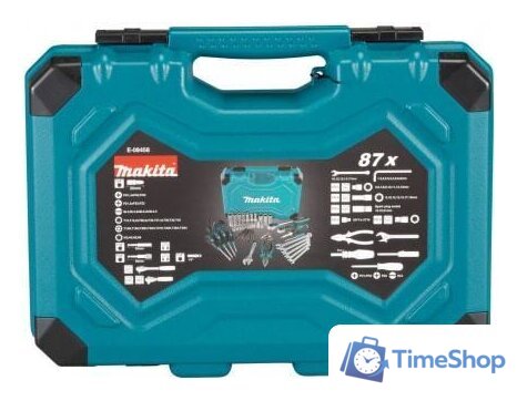 Универсальный набор инструментов Makita E-08458 (87 предметов) - Изображение №2 — Интернет-магазин Time-Shop