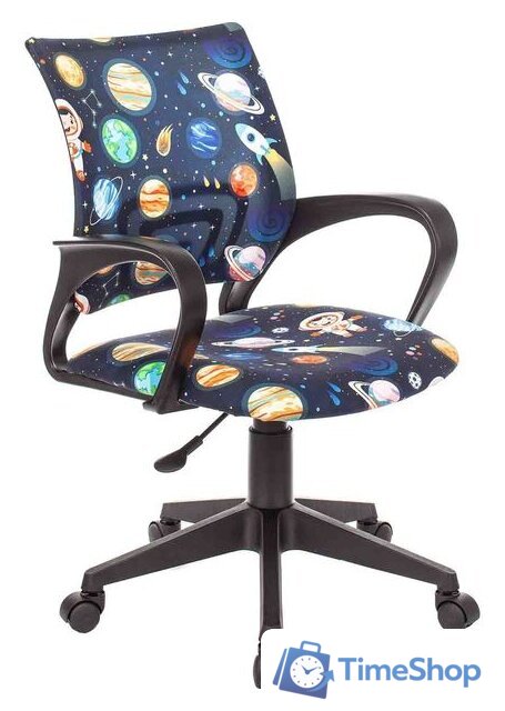 Компьютерное кресло Бюрократ Burokids 1 (черный космонавт) - Изображение №1 — Интернет-магазин Time-Shop