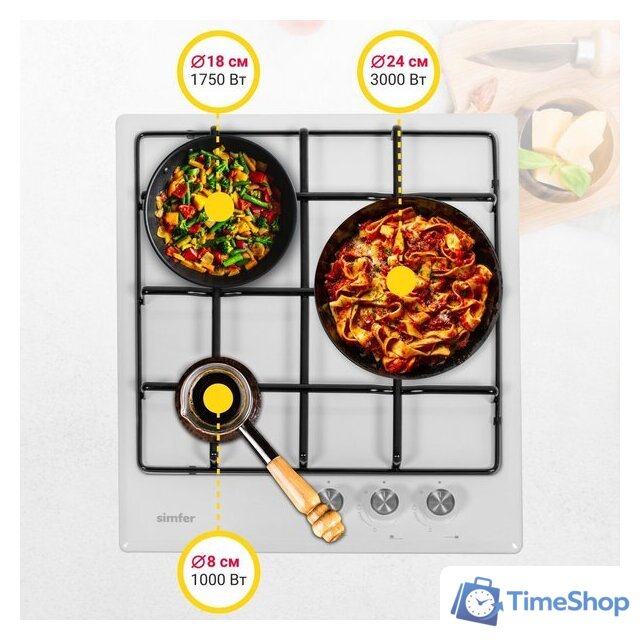 Варочная панель Simfer H45V30W470 - Изображение №4 — Интернет-магазин Time-Shop