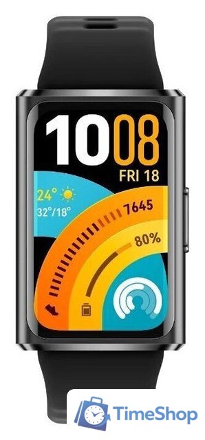 Фитнес-браслет Huawei Band 11 Pro (черный, с черным силиконовым ремешком, международная версия) - Изображение №2 — Интернет-магазин Time-Shop