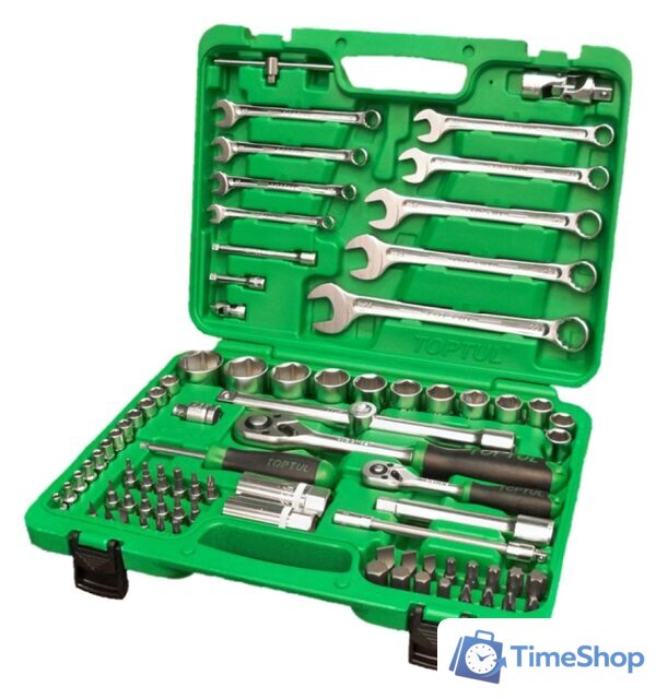 Универсальный набор инструментов Toptul GCAI8201 (82 предмета) - Изображение №1 — Интернет-магазин Time-Shop