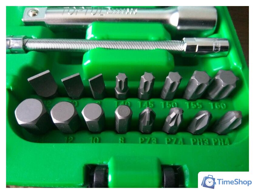 Универсальный набор инструментов Toptul GCAI8201 (82 предмета) - Изображение №2 — Интернет-магазин Time-Shop