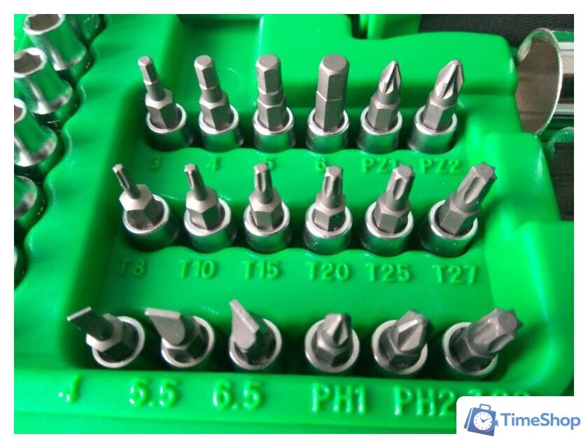 Универсальный набор инструментов Toptul GCAI8201 (82 предмета) - Изображение №3 — Интернет-магазин Time-Shop