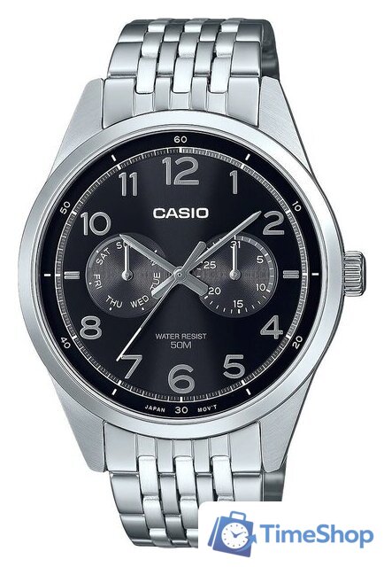 Наручные часы Casio MTP-E340D-1A - Изображение №1 — Интернет-магазин Time-Shop