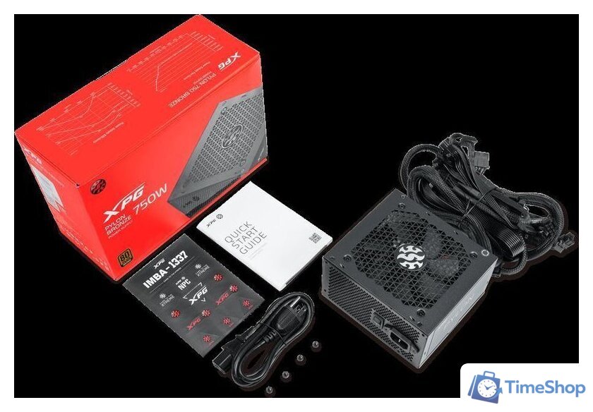 Блок питания ADATA XPG Pylon 750W 80+ PYLON750B-BKCEU - Изображение №6 — Интернет-магазин Time-Shop
