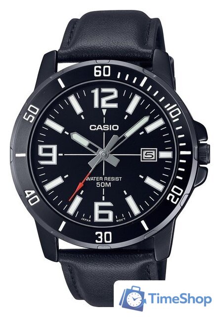 Наручные часы Casio MTP-VD01BL-1B - Изображение №1 — Интернет-магазин Time-Shop