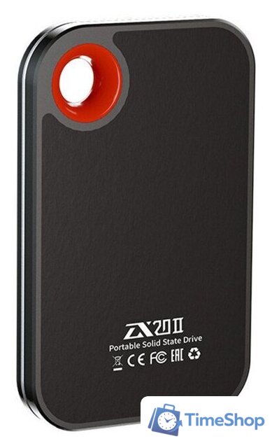 Внешний накопитель Netac ZX20II 512GB NT01ZX20II-512-32BK - Изображение №2 — Интернет-магазин Time-Shop