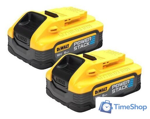 Аккумулятор DeWalt DCBP518H2 (18В/2x5 Ач) - Изображение №1 — Интернет-магазин Time-Shop