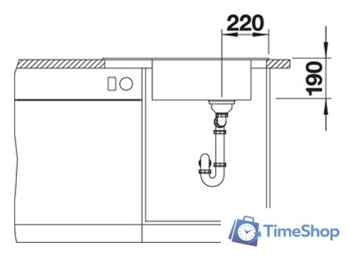 Кухонная мойка Blanco Elon XL 6 S 525882 (черный) - Изображение №4 — Интернет-магазин Time-Shop