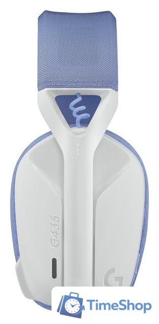 Наушники Logitech G435 Lightspeed (белый/сиреневый) - Изображение №3 — Интернет-магазин Time-Shop