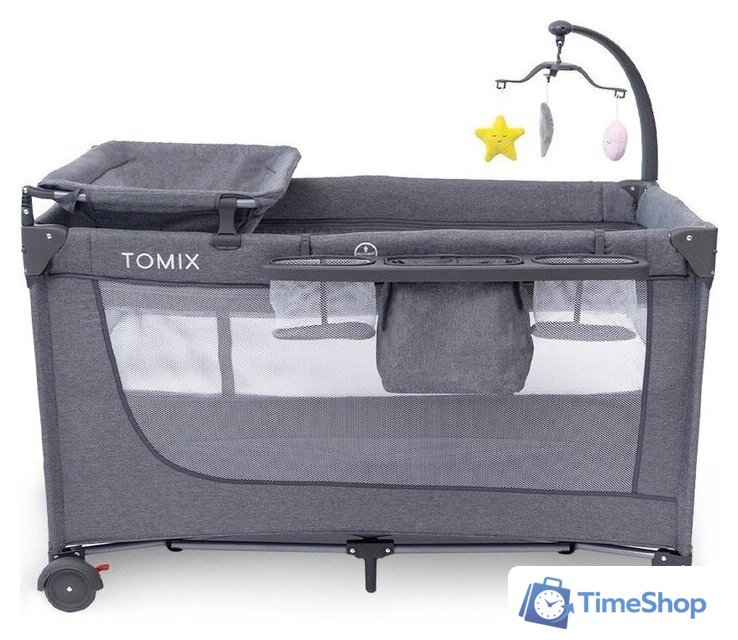 Манеж-кровать Tomix Lullaby Lux BM-02 (grey) - Изображение №2 — Интернет-магазин Time-Shop