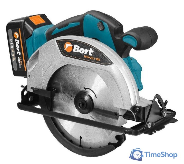 Дисковая (циркулярная) пила Bort BHK-21Li-185 (с 2-мя АКБ) - Изображение №1 — Интернет-магазин Time-Shop