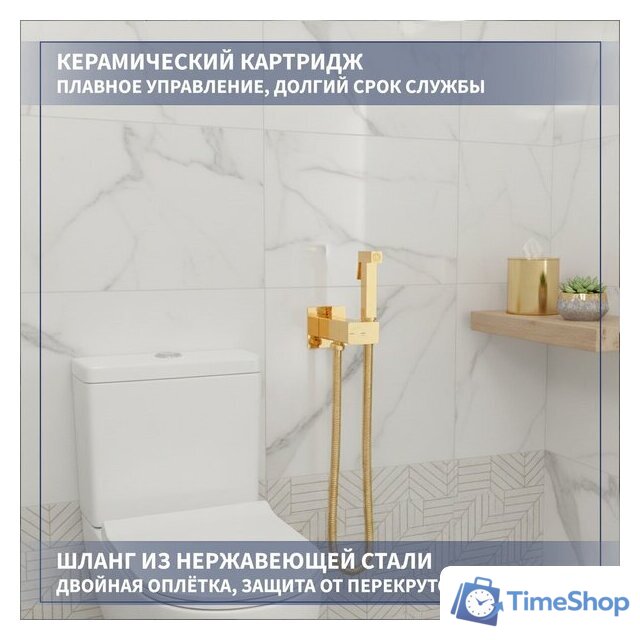 Унитаз напольный Lauter Vortex 2110012VF + гигиенический душ Rainix 21LT7714GL - Изображение №8 — Интернет-магазин Time-Shop