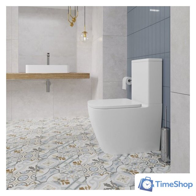 Унитаз напольный Lauter Vortex 2110012VF + гигиенический душ Rainix 21LT7714GL - Изображение №13 — Интернет-магазин Time-Shop