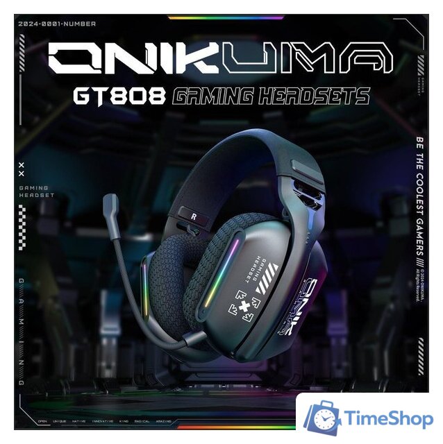 Наушники Onikuma GT808 - Изображение №7 — Интернет-магазин Time-Shop