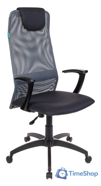 Офисное кресло Бюрократ KB-8/DG/TW-12 (серый) - Изображение №1 — Интернет-магазин Time-Shop