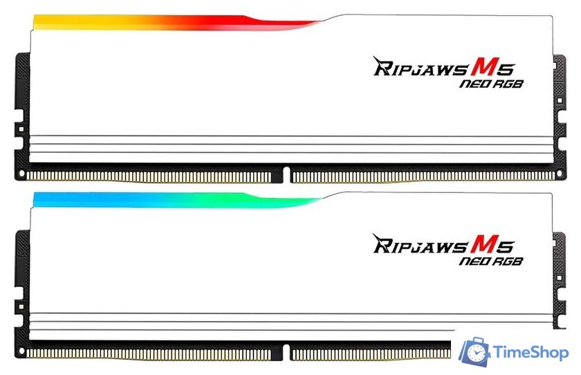 Оперативная память G.Skill Ripjaws M5 Neo RGB 2x16ГБ DDR5 6000 МГц F5-6000J2836G16GX2-RM5NRW - Изображение №1 — Интернет-магазин Time-Shop