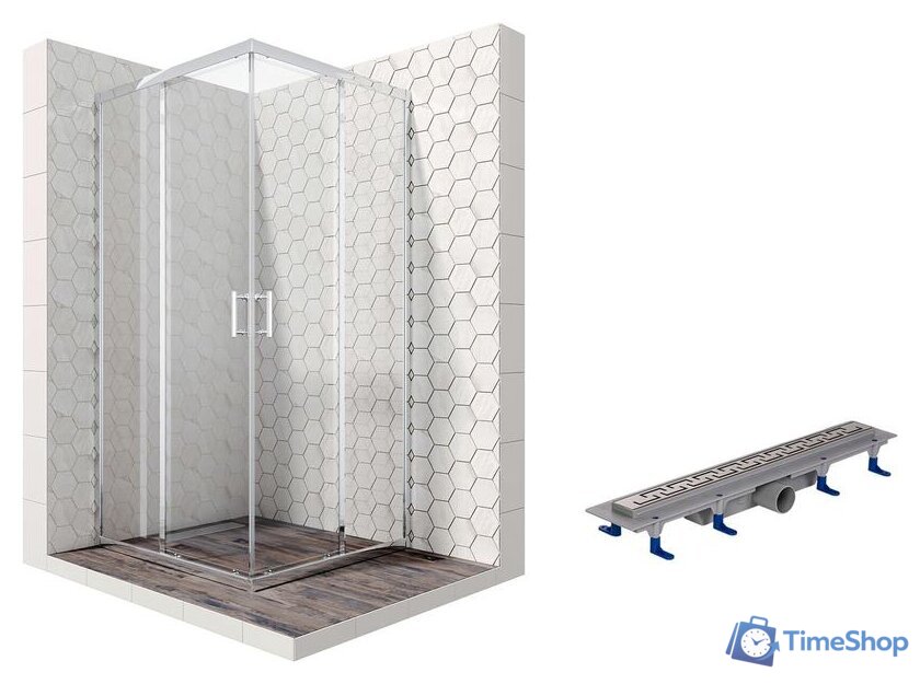 Душевой уголок Ambassador Set 14011103-ST6 - Изображение №1 — Интернет-магазин Time-Shop