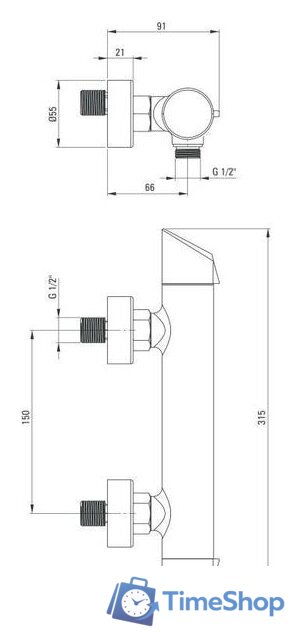 Смеситель Deante Arnika Titanium BQA D40M - Изображение №2 — Интернет-магазин Time-Shop