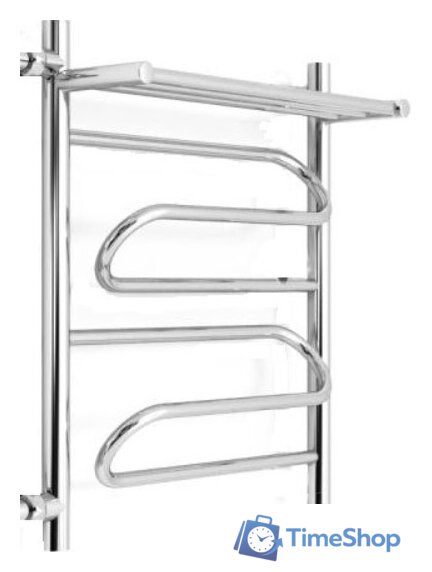 Полотенцесушитель Granula Браво, с полочкой боковое подключение левое 50х60 см - Изображение №1 — Интернет-магазин Time-Shop