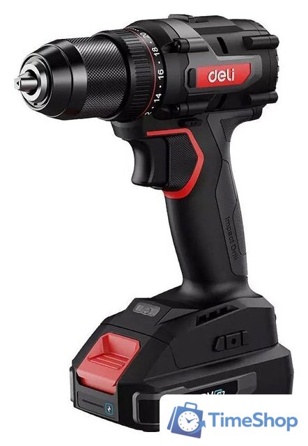 Дрель-шуруповерт Deli CZ20-1D2 (с 2-мя АКБ, сумка) - Изображение №1 — Интернет-магазин Time-Shop