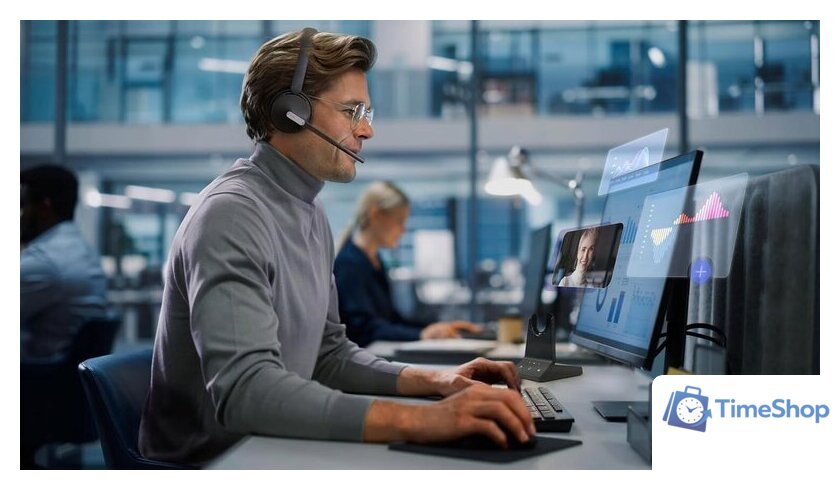 Офисная гарнитура Yealink WH64 Dual UC - Изображение №6 — Интернет-магазин Time-Shop