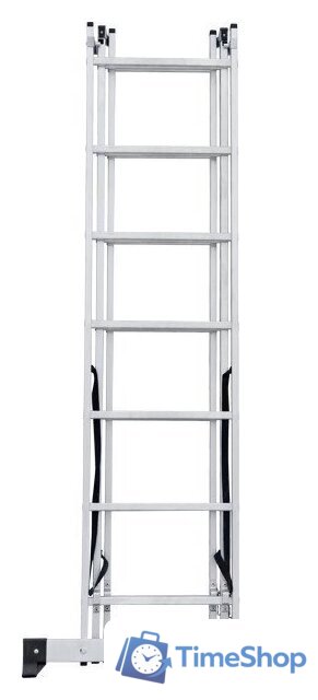 Лестница-стремянка Новая высота NV 123 алюминиевая трёхсекционная 3x7 ступеней - Изображение №11 — Интернет-магазин Time-Shop