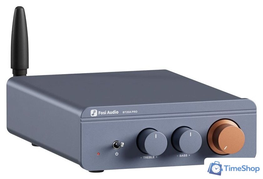 Усилитель мощности Fosi Audio BT20A Pro (48V/5A, синий) - Изображение №1 — Интернет-магазин Time-Shop