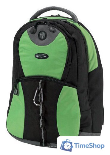 Городской рюкзак DICOTA Mission N11638N (черный/зеленый) - Изображение №1 — Интернет-магазин Time-Shop