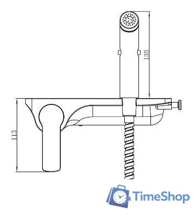 Гигиенический душ Lemark Solo LM7168CW - Изображение №3 — Интернет-магазин Time-Shop