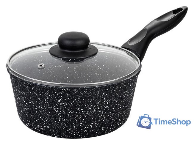 Ковш Elan Gallery Гармония вкуса 120143 (черный мрамор) - Изображение №1 — Интернет-магазин Time-Shop