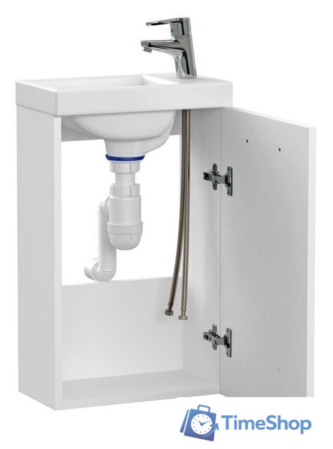  Cersanit Тумба с умывальником Lara + Como 40 64228 (со смесителем) - Изображение №2 — Интернет-магазин Time-Shop