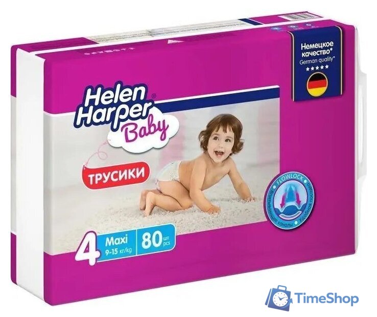 Трусики-подгузники Helen Harper Baby 4 Maxi (240 шт) - Изображение №2 — Интернет-магазин Time-Shop