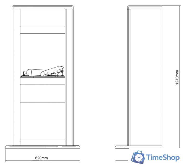 Электрокамин Dimplex Cubic - Изображение №4 — Интернет-магазин Time-Shop