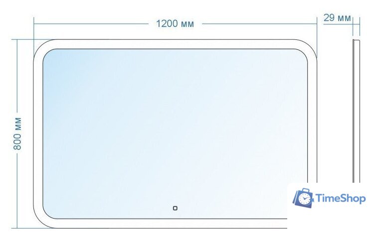Зеркало Doratiz Ева 120x80 2711.932 - Изображение №13 — Интернет-магазин Time-Shop