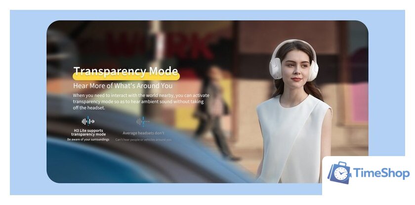 Наушники QCY H3 Lite (черный) - Изображение №16 — Интернет-магазин Time-Shop