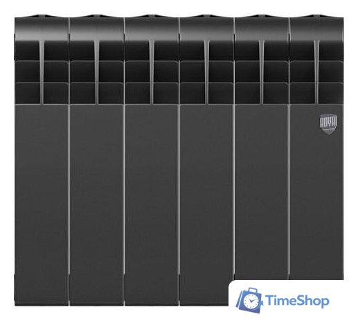Биметаллический радиатор Royal Thermo BiLiner 350 Noir Sable (6 секций) - Изображение №2 — Интернет-магазин Time-Shop
